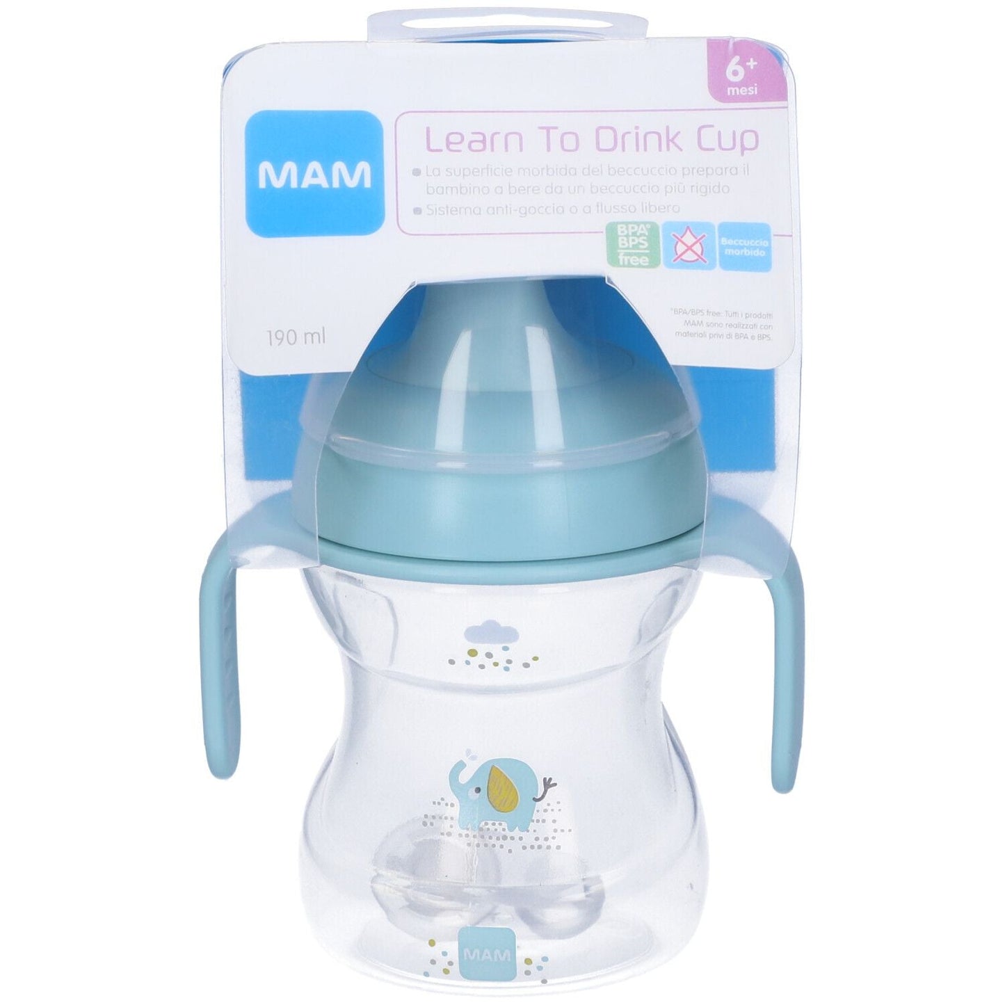LEARN TO DRINK CUP 190 ML MASCHIO - babykid