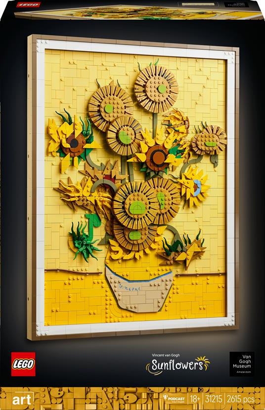 LEGO ART - VINCENT VAN GOGH GIRASOLI - 31215 - babykid