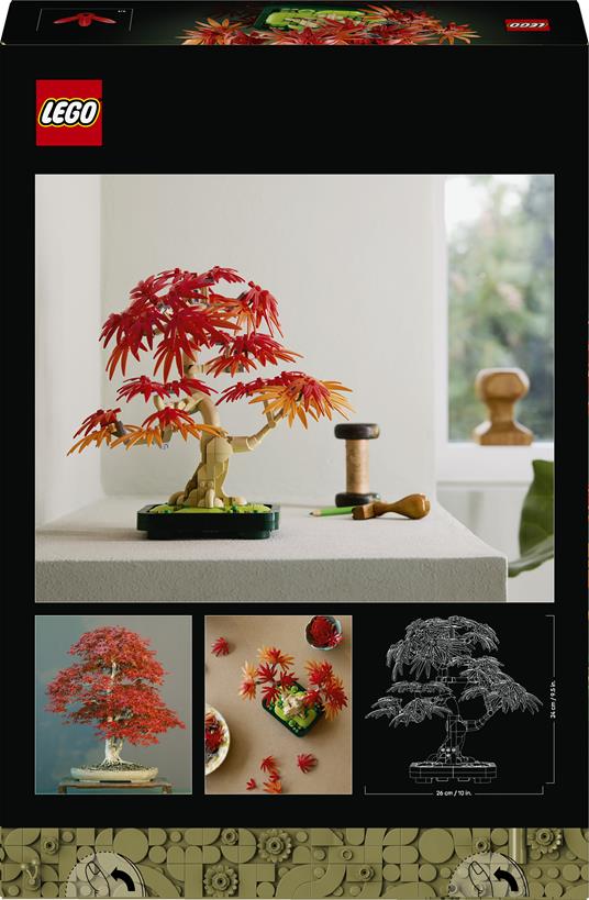 LEGO BOTANICALS - BONSAI DI ACERO ROSSO GIAPPONESE - 10348 - babykid