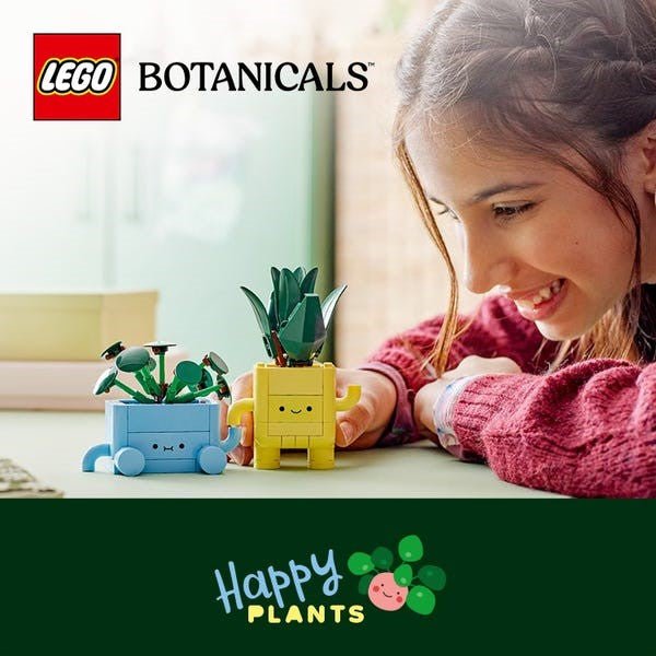 LEGO - BOTANICALS - PIANTINE FELICI - 10349 - babykid