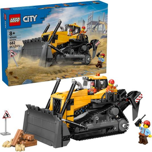 LEGO CITY BIG VEHICLES - BULLDOZER GIALLO - 60466 - babykid