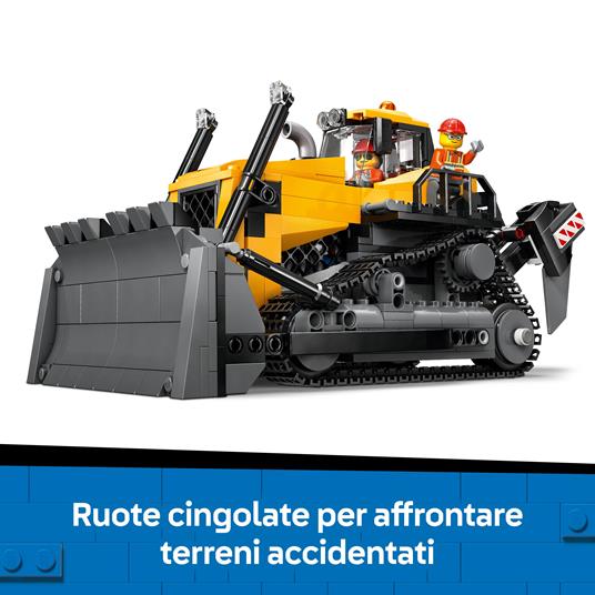LEGO CITY BIG VEHICLES - BULLDOZER GIALLO - 60466 - babykid