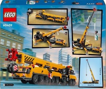 LEGO CITY BIG VEHICLES - GRU DA CANTIERE MOBILE GIALLA - 60409 - babykid