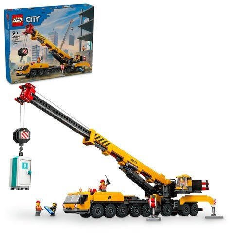 LEGO CITY BIG VEHICLES - GRU DA CANTIERE MOBILE GIALLA - 60409 - babykid