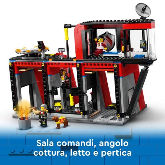 LEGO CITY FIRE - CASERMA DEI POMPIERI E AUTOPOMPA - 60414 - babykid