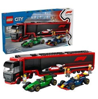 LEGO - CITY FORMULA 1 - AUTOTRASPORTATORE F1® CON MONOPOSTO RB20 E AMR24 F1 - babykid