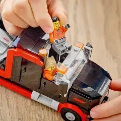 LEGO CITY FORMULA 1 - DISPLAY TRUCK F1 CON AUTO DA CORSA AUDI F1 - 60493 - babykid
