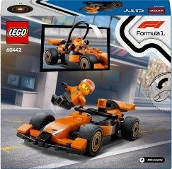 LEGO - CITY FORMULA 1 - PILOTA E MONOPOSTO MCLAREN F1 - 60442 - babykid