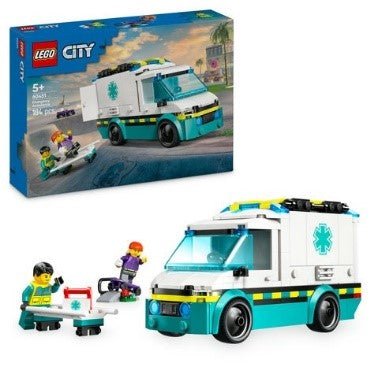 LEGO - CITY GREAT VEHICLES - AMBULANZA DI EMERGENZA - 60451 - babykid