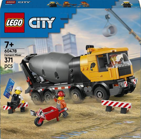 LEGO CITY GREAT VEHICLES - BETONIERA - 60478 - babykid