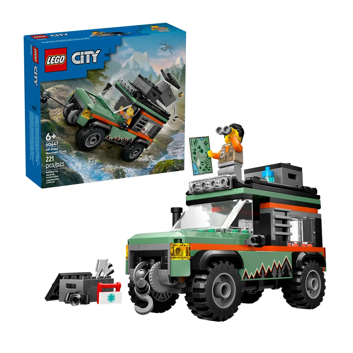LEGO CITY GREAT VEHICLES - FUORISTRADA DI MONTAGNA 4X4 - 60447 - babykid