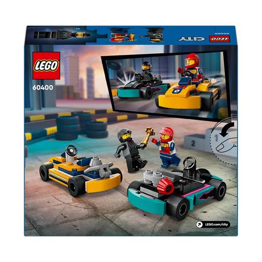 LEGO CITY GREAT VEHICLES - GO-KART E PILOTI - 60400 - babykid