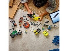 LEGO - CITY GREAT VEHICLES - REMIX AEREO, CAMION DI SERVIZIO E HOVERCRAFT - 6050 - babykid