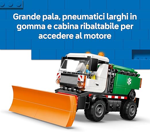 LEGO - CITY GREAT VEHICLES - SPAZZANEVE - 60490 - babykid