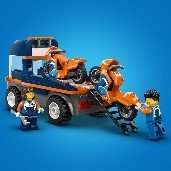 LEGO - CITY GREAT VEHICLES - TRASPORTATORE DI MOTO - 60491 - babykid