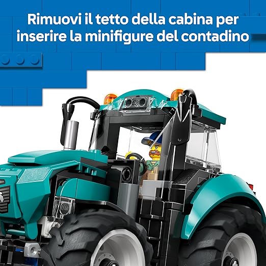 LEGO - CITY GREAT VEHICLES - TRATTORE - 60498 - babykid