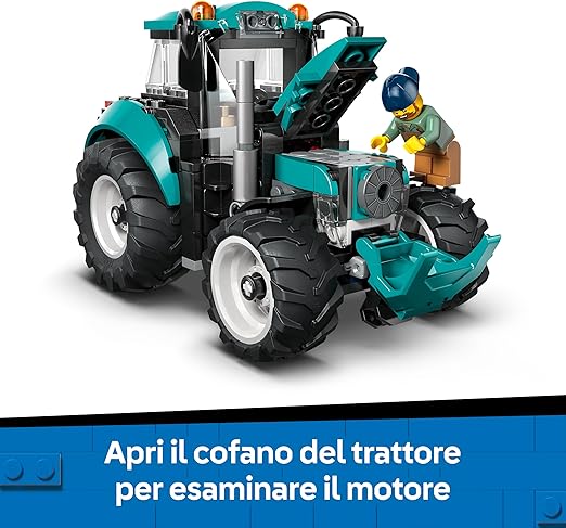 LEGO - CITY GREAT VEHICLES - TRATTORE - 60498 - babykid