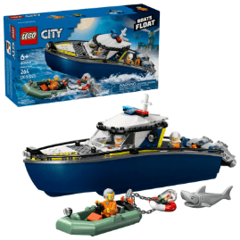 LEGO - CITY POLICE - INSEGUIMENTO DEL MOTOSCAFO DELLA POLIZIA - 60456 - babykid