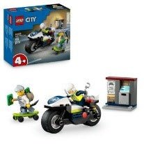 LEGO - CITY POLICE - INSEGUIMENTO DELLA MOTO DELLA POLIZIA - 60455 - babykid