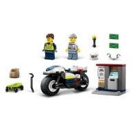 LEGO - CITY POLICE - INSEGUIMENTO DELLA MOTO DELLA POLIZIA - 60455 - babykid
