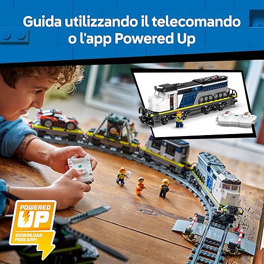 LEGO - CITY TRAINS - RAPINA AL TRENO DELLA POLIZIA - 60508 - babykid