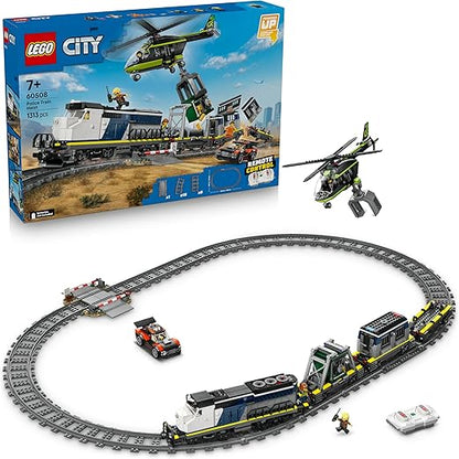 LEGO - CITY TRAINS - RAPINA AL TRENO DELLA POLIZIA - 60508 - babykid