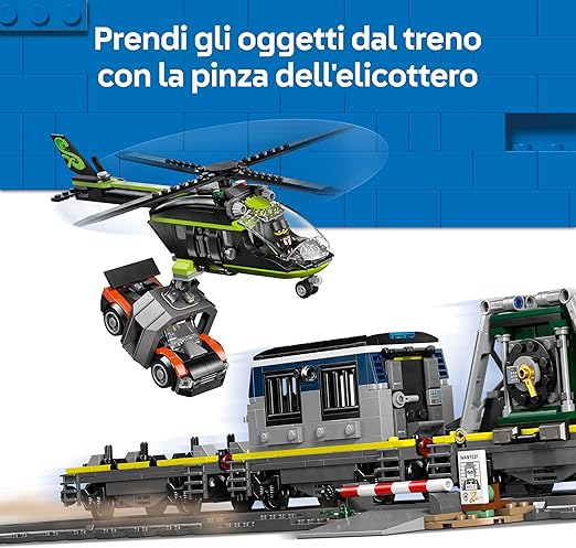 LEGO - CITY TRAINS - RAPINA AL TRENO DELLA POLIZIA - 60508 - babykid