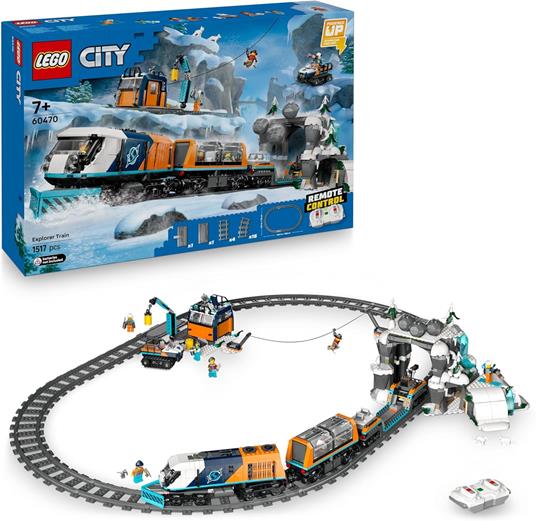 LEGO CITY TRAINS - TRENO ESPRESSO ARTICO DEGLI ESPLORATORI - 60470 - babykid