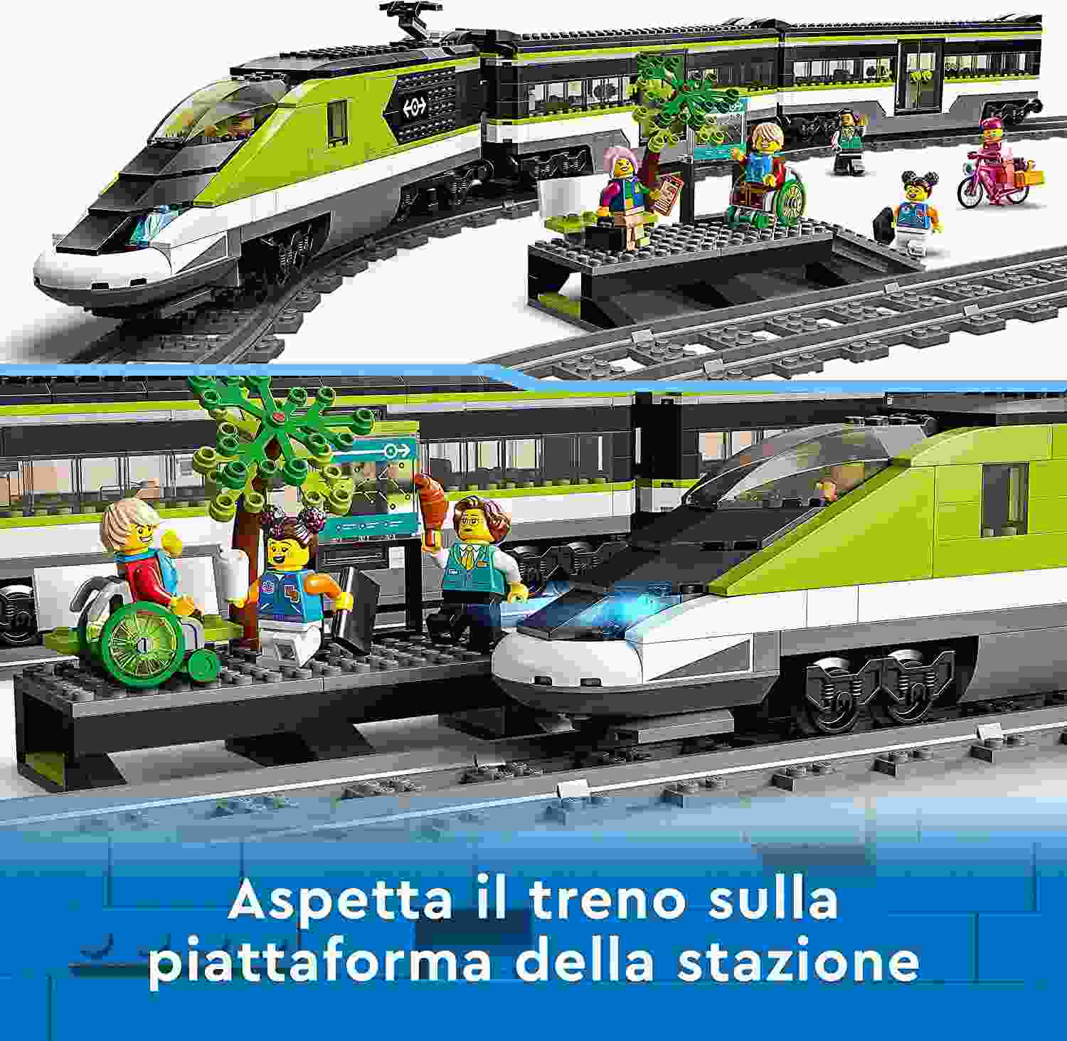 LEGO - CITY TRAINS - TRENO PASSEGGERI ESPRESSO - 60337 - babykid