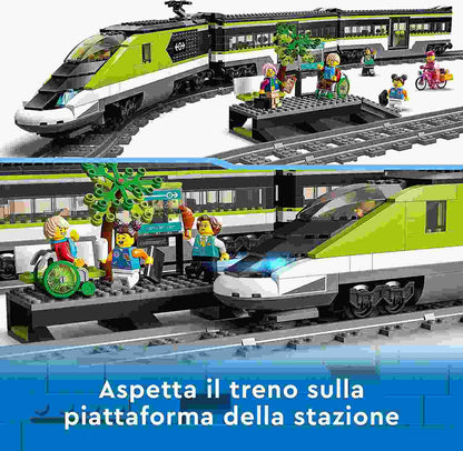 LEGO - CITY TRAINS - TRENO PASSEGGERI ESPRESSO - 60337 - babykid