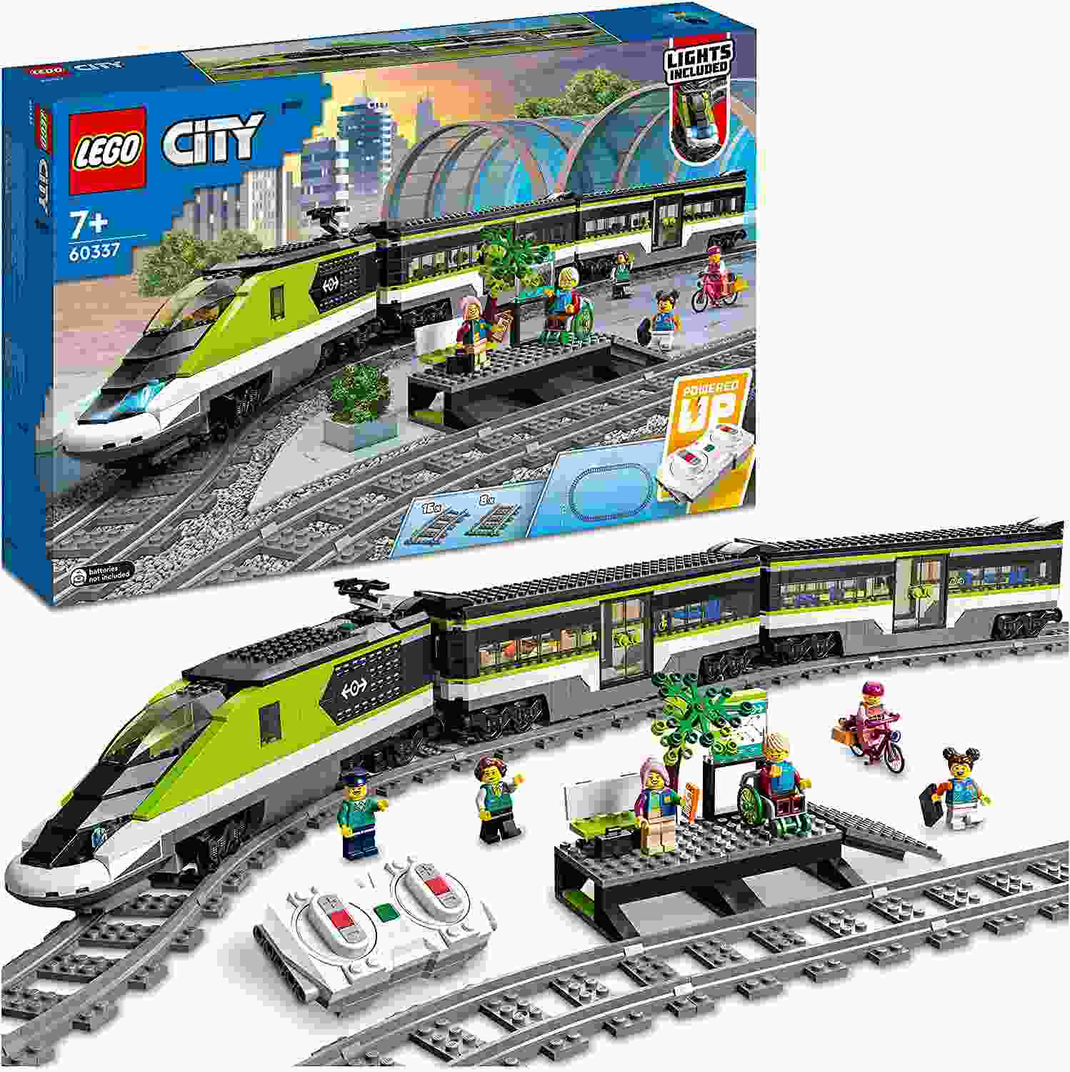 LEGO - CITY TRAINS - TRENO PASSEGGERI ESPRESSO - 60337 - babykid