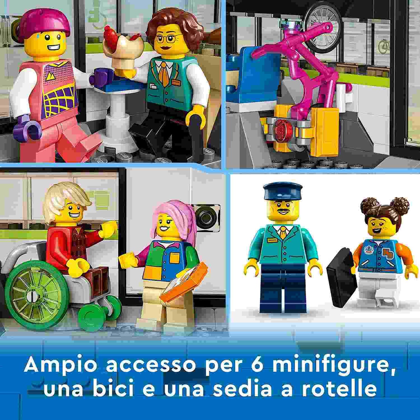 LEGO - CITY TRAINS - TRENO PASSEGGERI ESPRESSO - 60337 - babykid