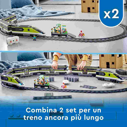 LEGO - CITY TRAINS - TRENO PASSEGGERI ESPRESSO - 60337 - babykid
