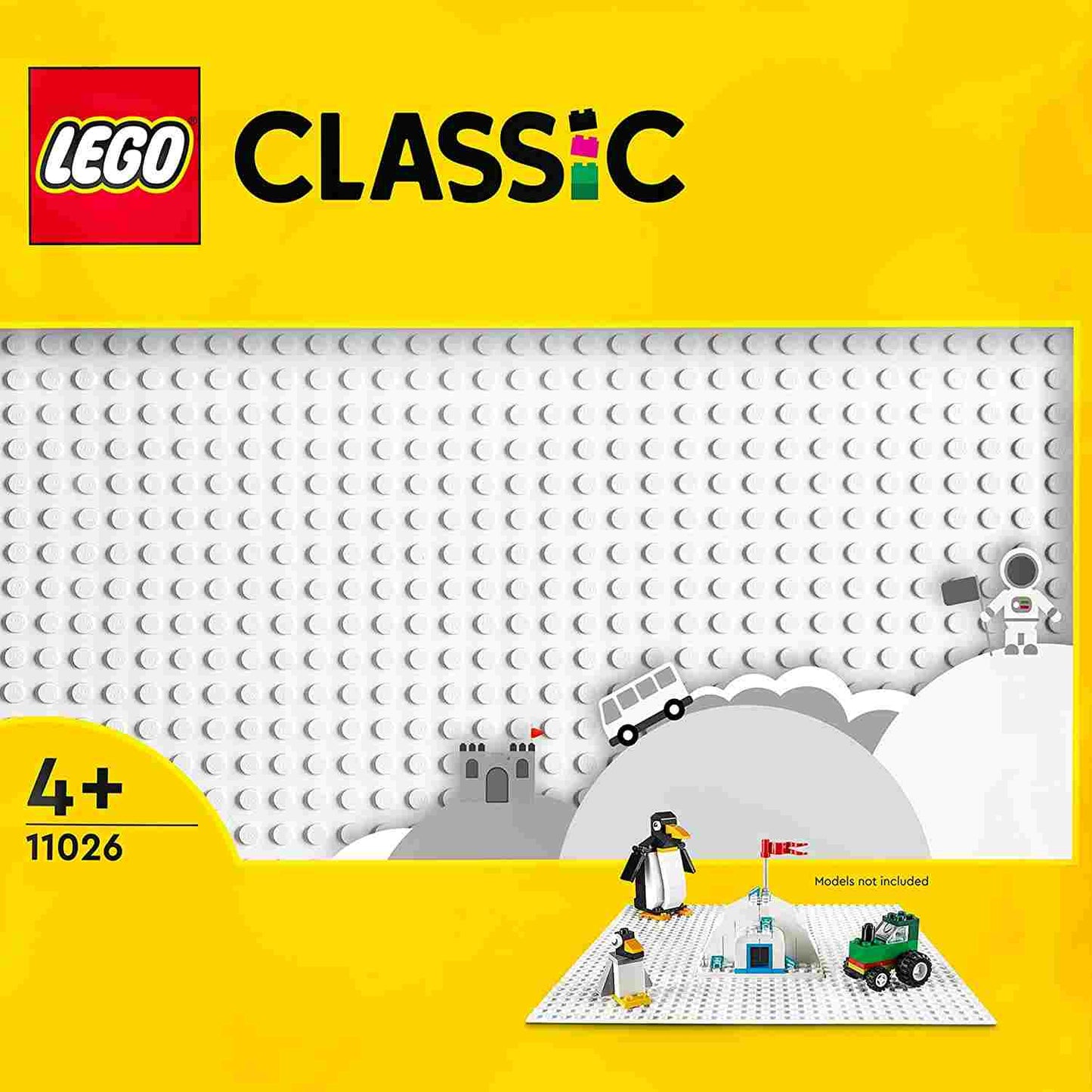 LEGO - CLASSIC - BASE BIANCA - 11026 - babykid