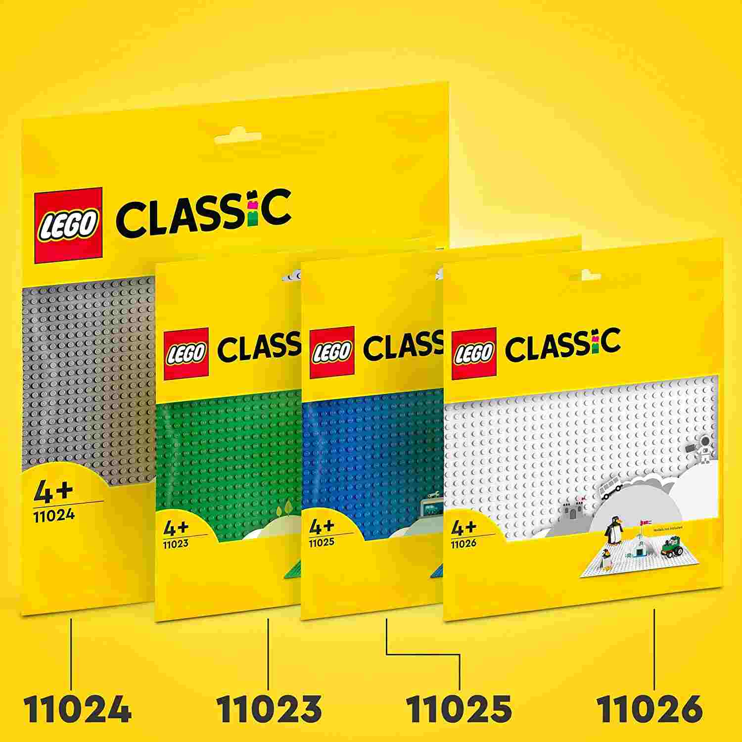 LEGO - CLASSIC - BASE BIANCA - 11026 - babykid