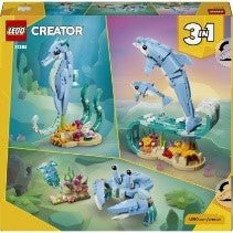 LEGO - CREATOR - ANIMALI MARINI: MERAVIGLIOSI DELFINI - 31385 - babykid