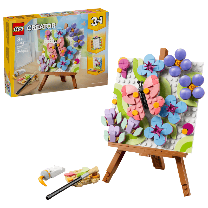 LEGO CREATOR - DIPINTO FLOREALE DECORATIVO - 31390 - babykid