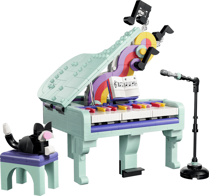 LEGO CREATOR - PIANOFORTE DECORATIVO CON GATTO - 31392 - babykid