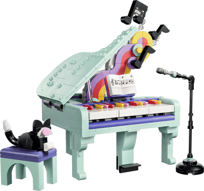 LEGO CREATOR - PIANOFORTE DECORATIVO CON GATTO - 31392 - babykid