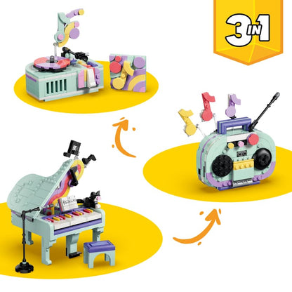 LEGO CREATOR - PIANOFORTE DECORATIVO CON GATTO - 31392 - babykid