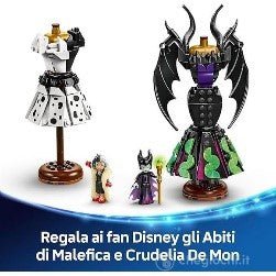 LEGO - DISNEY CLASSIC - ABITI DI MALEFICA E CRUDELIA DE MON - 43262 - babykid