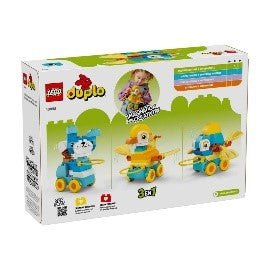 LEGO - DUPLO TOWN - ANIMALI SU RUOTE 3 IN 1 - 10448 - babykid