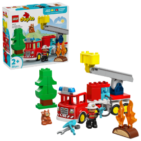 LEGO - DUPLO TOWN - AUTOPOMPA CON MANICHETTA E POMPIERE - 10473 - babykid