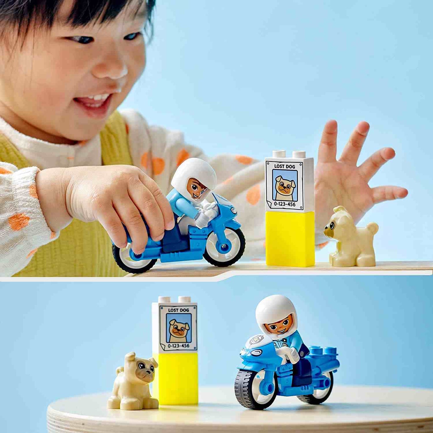 LEGO DUPLO TOWN - MOTOCICLETTA DELLA POLIZIA - 10967 - babykid