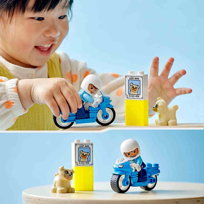 LEGO DUPLO TOWN - MOTOCICLETTA DELLA POLIZIA - 10967 - babykid