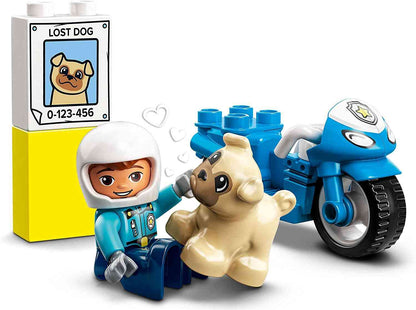 LEGO DUPLO TOWN - MOTOCICLETTA DELLA POLIZIA - 10967 - babykid