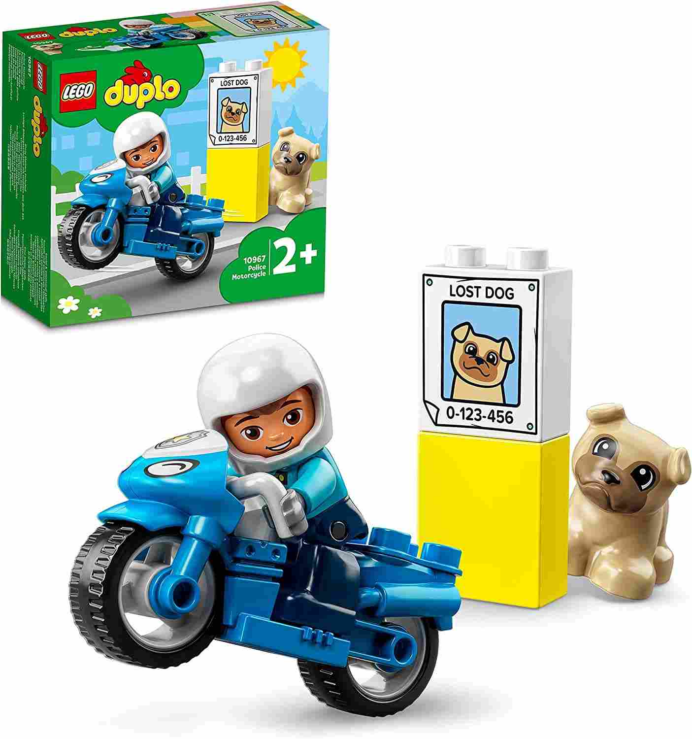 LEGO DUPLO TOWN - MOTOCICLETTA DELLA POLIZIA - 10967 - babykid