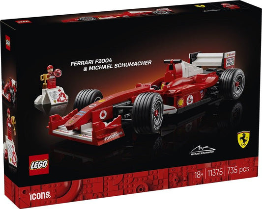 LEGO ICONS - FERRARI F2004 E MICHAEL SCHUMACHER - 11375 - babykid