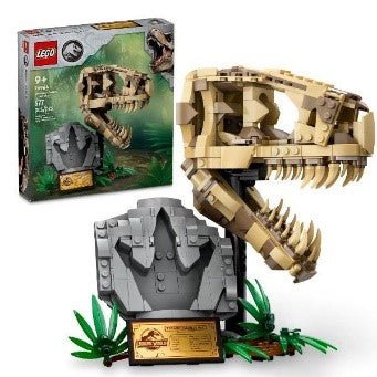 LEGO JURASSIC WORLD - FOSSILI DI DINOSAURO: TESCHIO DI T.REX - 76964 - babykid