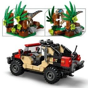 LEGO - JURASSIC WORLD - FUGA DAL RAPTOR SUL FUORISTRADA - 76972 - babykid